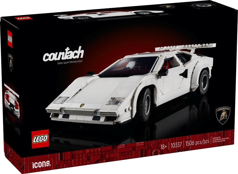 LEGO® Icons Lamborghini Countach 5000 Quattrovalvole