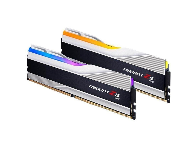 G.Skill Trident Z5 RGB DDR5-8000 - 48GB - CL40 - Dual Channel (2 pcs) - Intel XMP - Silber mit RGB