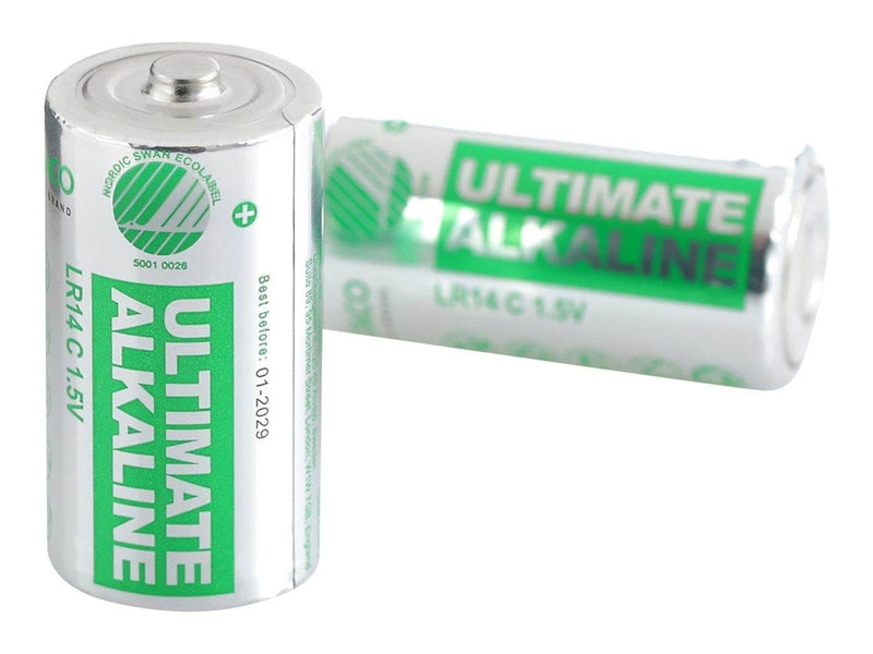 Deltaco Ultimate battery - Nordic Swan ecolabelled - 10 x LR14 / C type - Alkaline