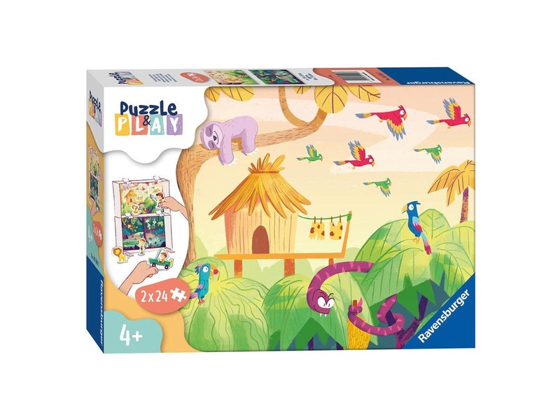 Ravensburger Puzzle & Play - Jungle Adventure 2x2 Boden