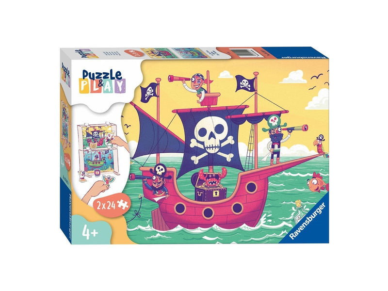 Ravensburger Puzzle & Play - Land in Sight 2x24st Boden