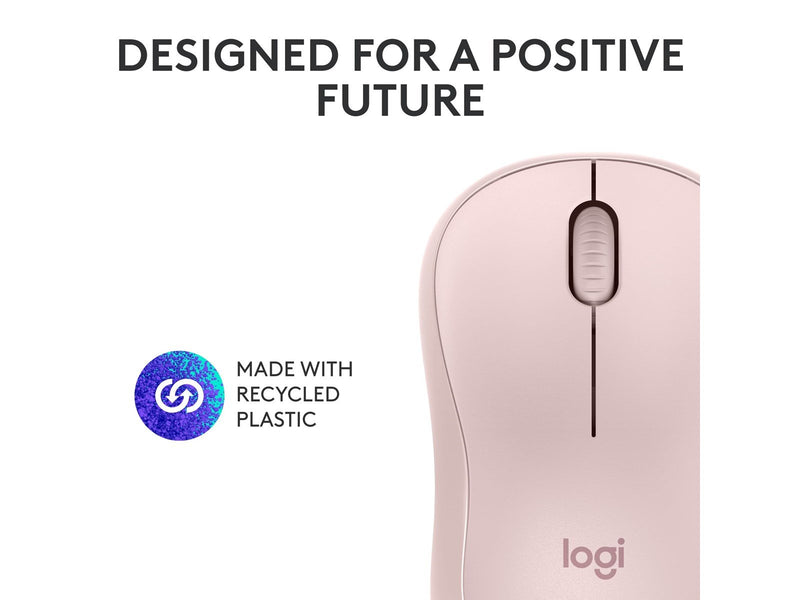 Logitech M240 Silent Bluetooth Mouse Rose - Maus (Pink)