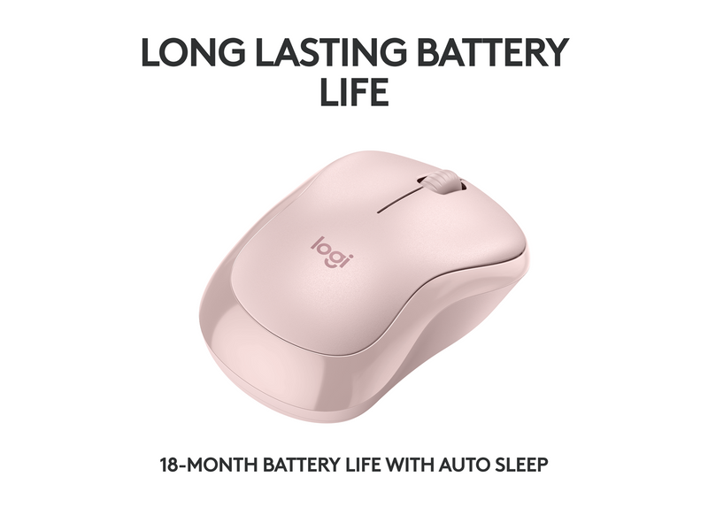 Logitech M240 Silent Bluetooth Mouse Rose - Maus (Pink)