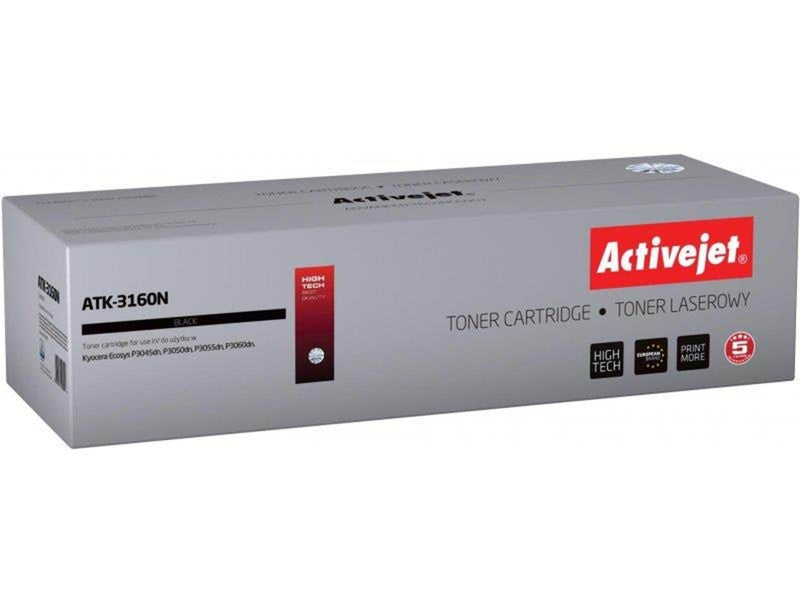 ActiveJet Supreme ATK-3160N - black - toner cartridge (alternative for: Kyocera TK-3160) - Tonerpatrone Schwarz