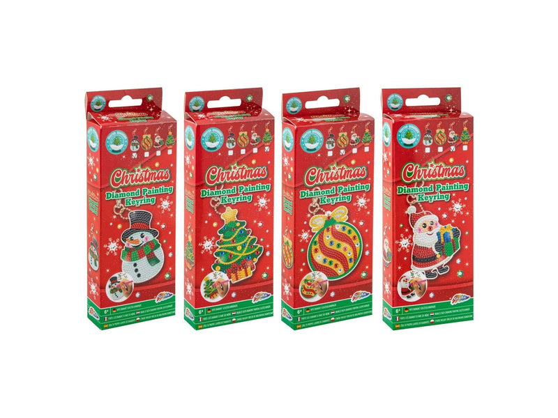 Grafix Make your own Diamond Painting Keychain Christmas - assorted