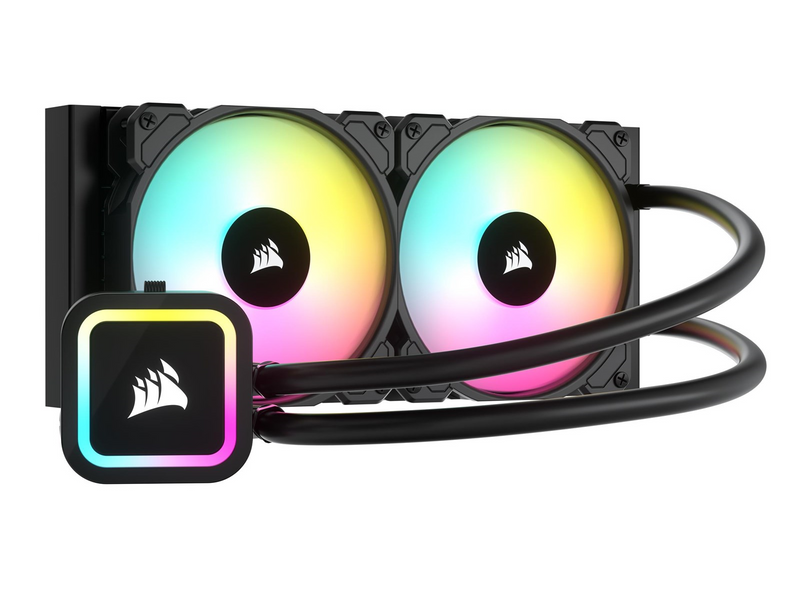 Corsair H100x RGB ELITE - CPU-Wasserkühlung - Max 1 dBA
