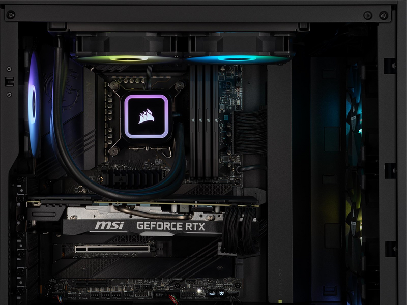 Corsair H100x RGB ELITE - CPU-Wasserkühlung - Max 1 dBA
