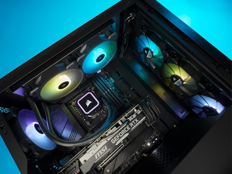 Corsair H100x RGB ELITE - CPU-Wasserkühlung - Max 1 dBA