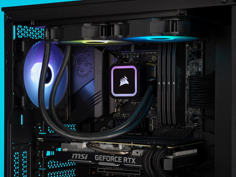 Corsair H100x RGB ELITE - CPU-Wasserkühlung - Max 1 dBA