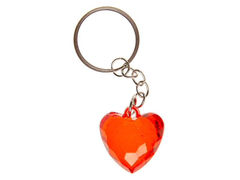 LG-Imports Keychain Heart Transparent