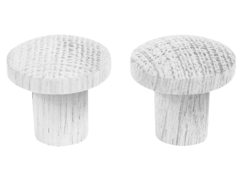 Homeit wooden knob Ø25 mm white oak 2 pcs