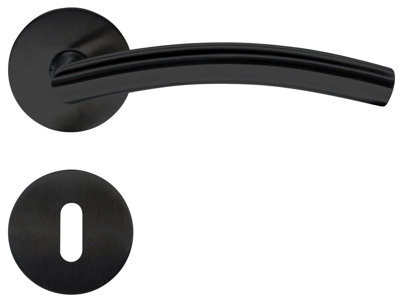 Homeit Door Handle With B-handle 16 mm Matte Black