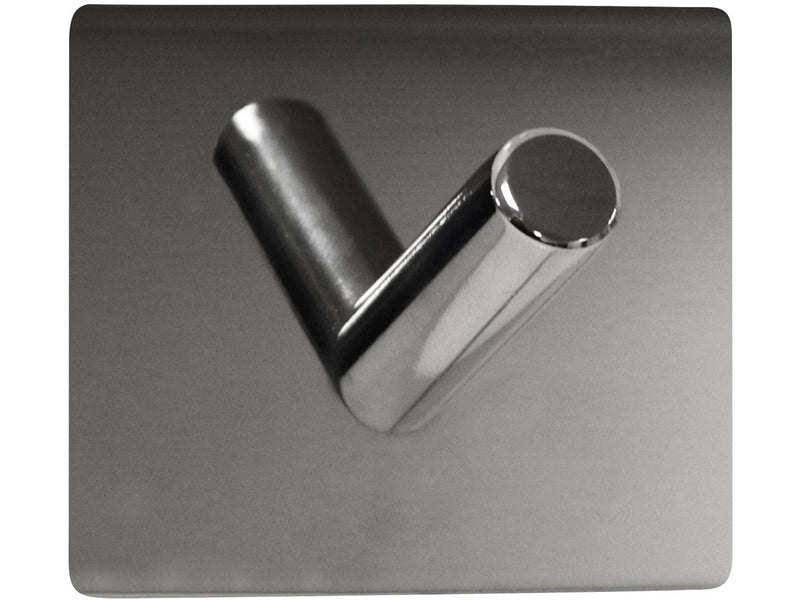 Homeit Self-Adhesive Single Hook 4 x 4 cm Chrome