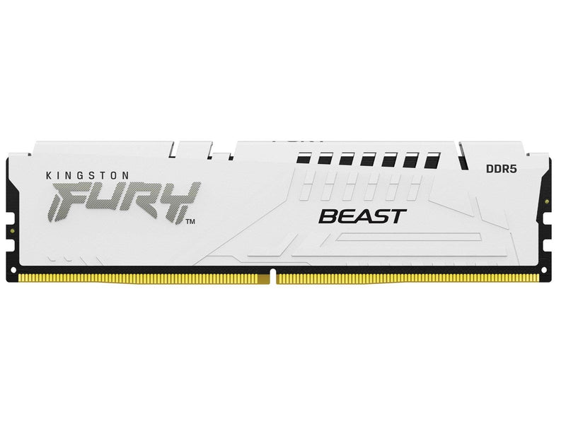Kingston FURY Beast DDR5-6000 - 64GB - CL40 - Quad Channel (4 pcs) - Intel XMP - Weiß