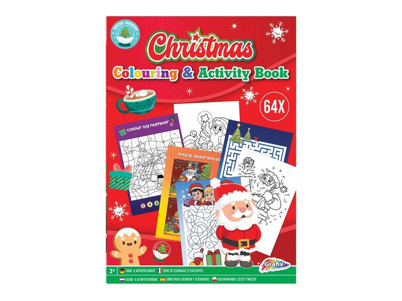 Grafix Christmas Coloring and Activity Book A4 (ENG)