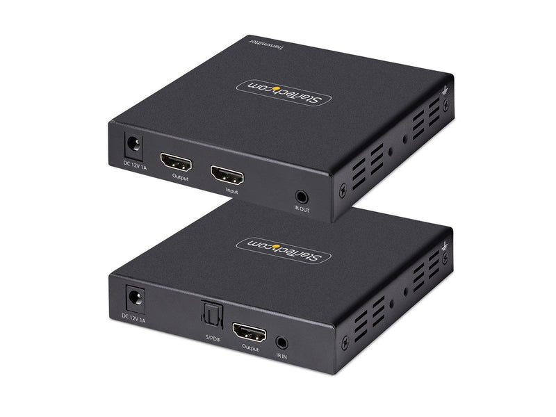 StarTech.com 4K70IC-EXTEND-HDMI 4K HDMI Extender Over CAT5/CAT6 Cable 4K 60Hz HDR Video Extender Up to 230ft (70m)