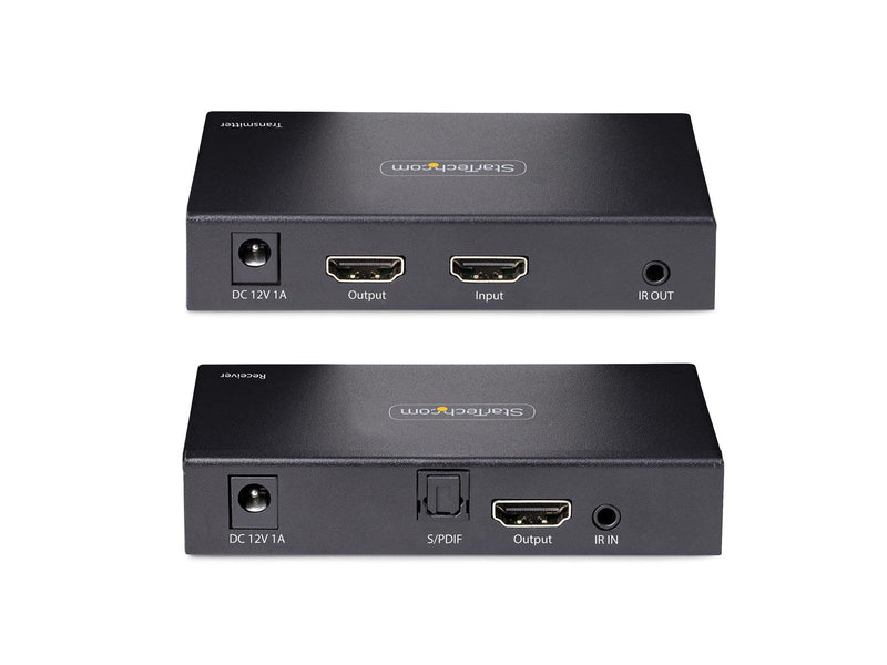 StarTech.com 4K70IC-EXTEND-HDMI 4K HDMI Extender Over CAT5/CAT6 Cable 4K 60Hz HDR Video Extender Up to 230ft (70m)