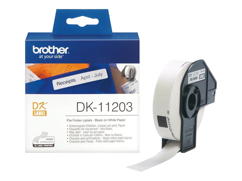 Brother Thermal Paper Labels 17x87mm