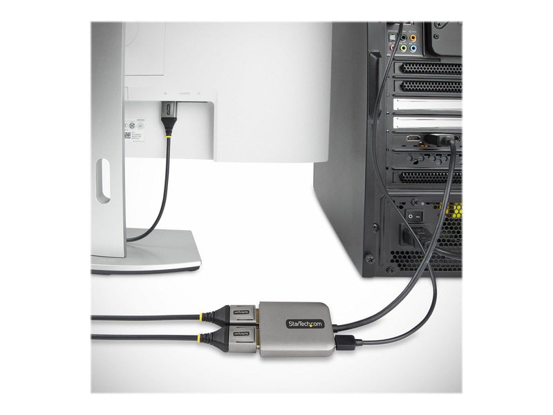 StarTech.com MST14DP122DP USB-Hubs - 2 - Grau