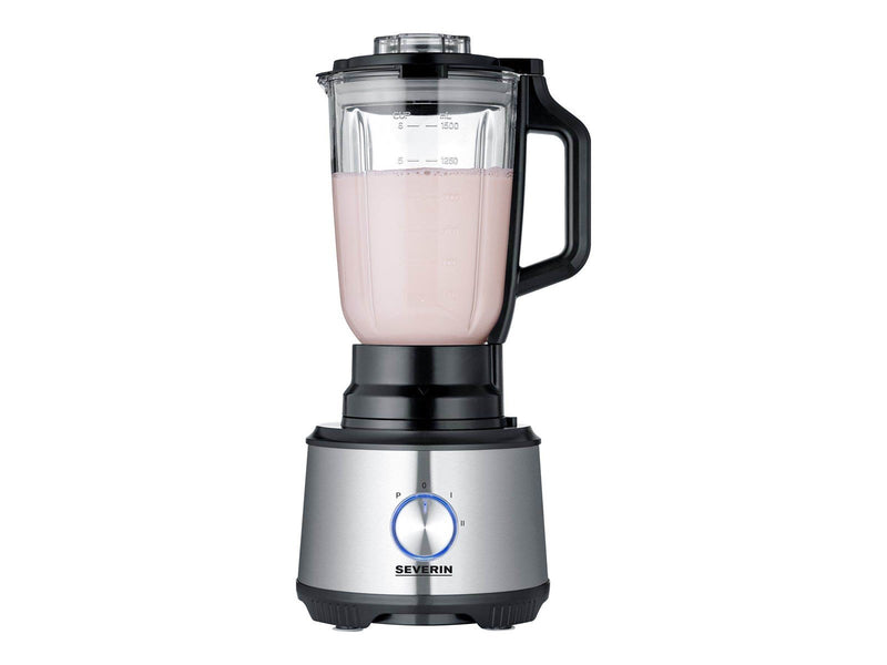 SEVERIN Küchenmaschine KM 3892 - food processor - 1200 W - brushed stainless steel/black