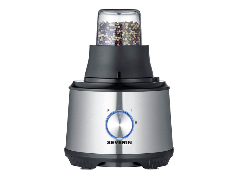SEVERIN Küchenmaschine KM 3892 - food processor - 1200 W - brushed stainless steel/black