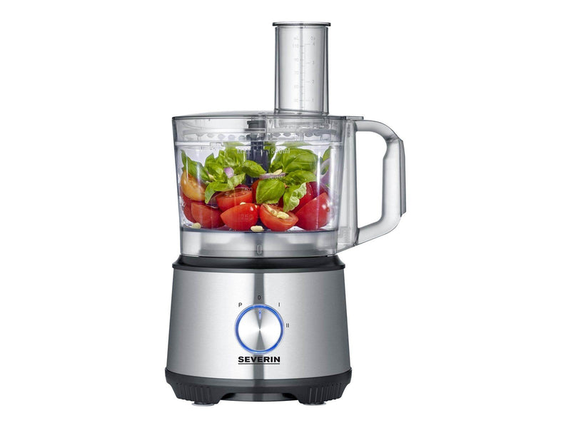 SEVERIN Küchenmaschine KM 3892 - food processor - 1200 W - brushed stainless steel/black