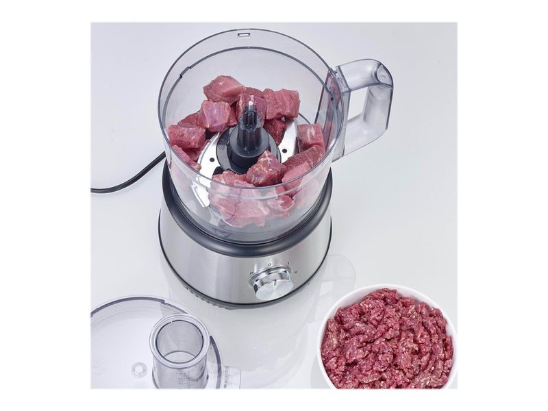 SEVERIN Küchenmaschine KM 3892 - food processor - 1200 W - brushed stainless steel/black