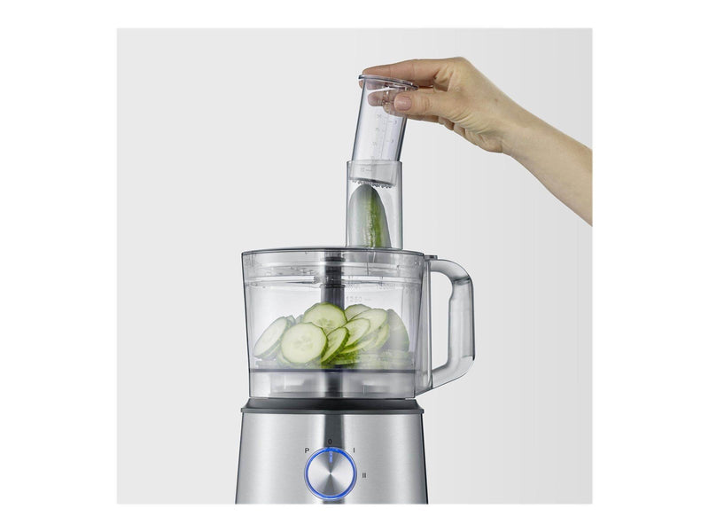 SEVERIN Küchenmaschine KM 3892 - food processor - 1200 W - brushed stainless steel/black
