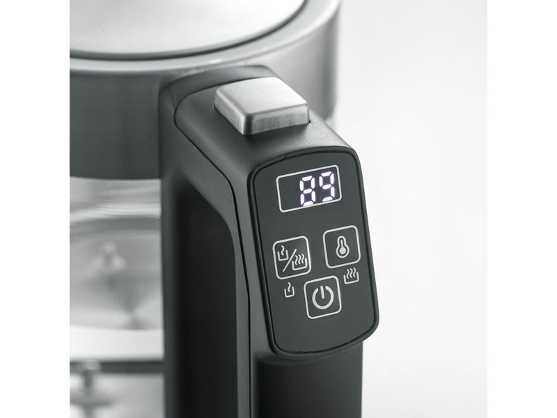 SEVERIN Wasserkocher WK 3458 - brushed stainless steel/glass - Gebürstetes Rostfreies Stahl/Glas - 1100 W