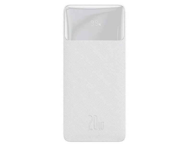 Baseus Bipow 10000mAh 20W - White Powerbank (Akku) - Weiß - 10000 mAh
