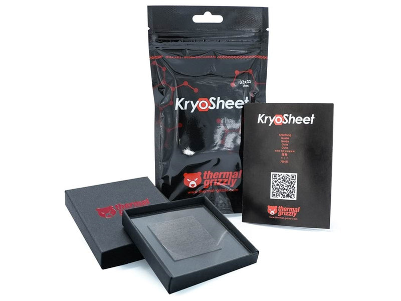 Thermal Grizzly KryoSheet thermal pad - 33 x 33 mm - Thermoplatte