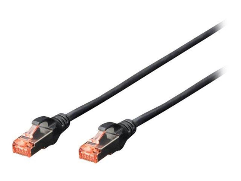 DIGITUS Professional patch cable - 3 m - black - Schwarz - 3 meter