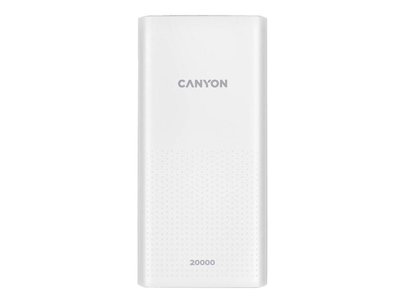 Canyon PB-2001 power bank - Li-pol - USB Powerbank (Akku) - 20000 mAh