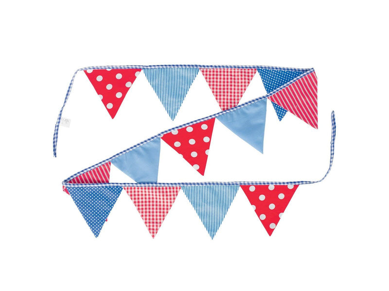 Goki Cotton Bunting Blue/Red