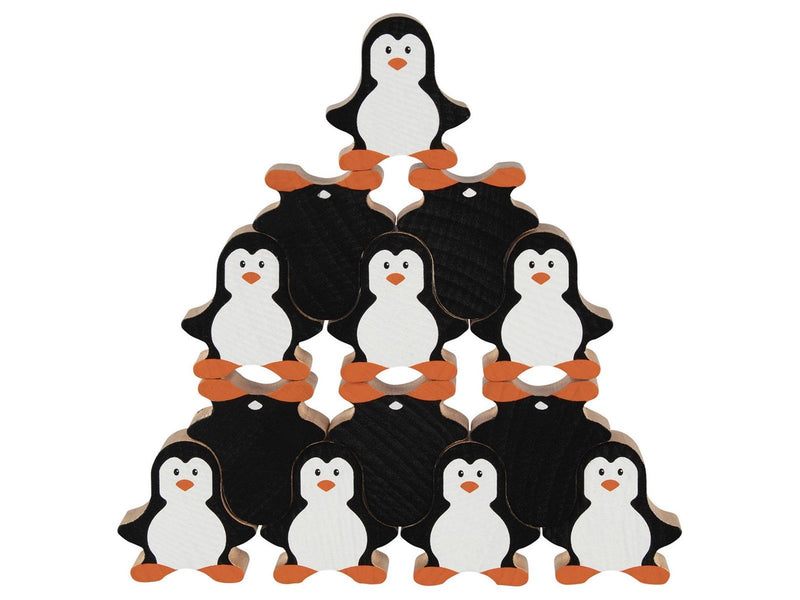 Goki Wooden Stacking Game Penguin