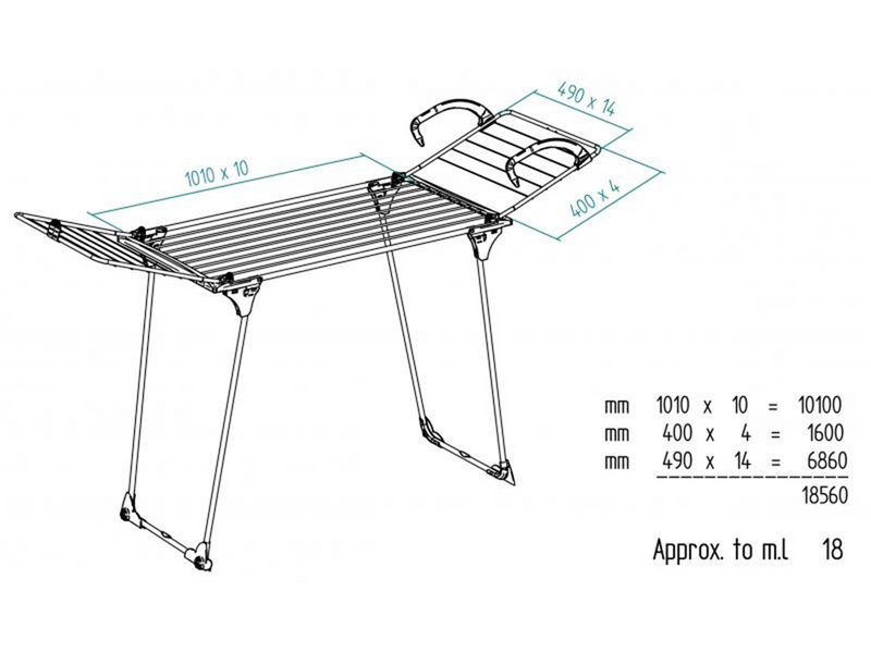 Vileda Premium 2-in-1 clothes dryer