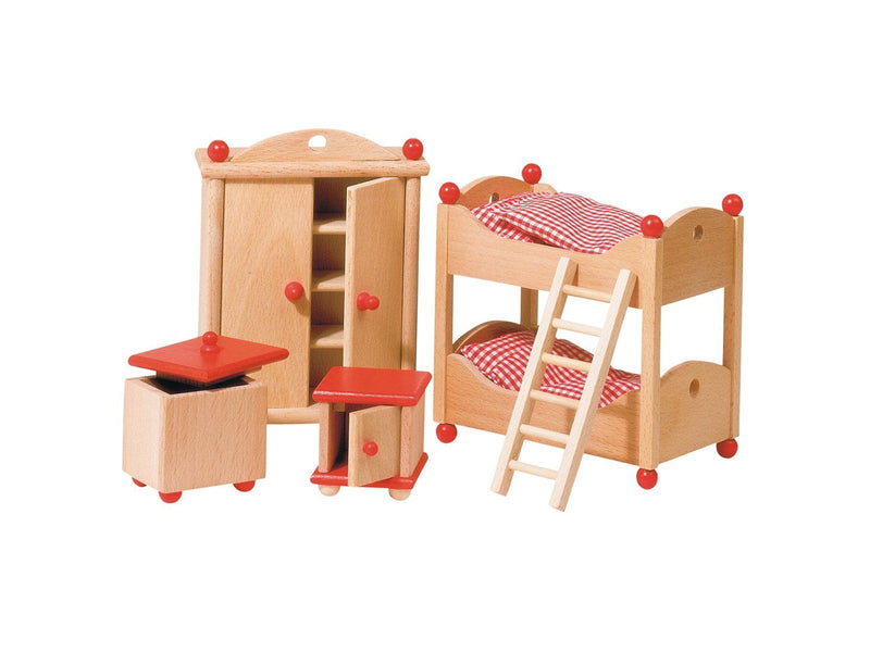 Goki Dollhouse Furniture Children's room