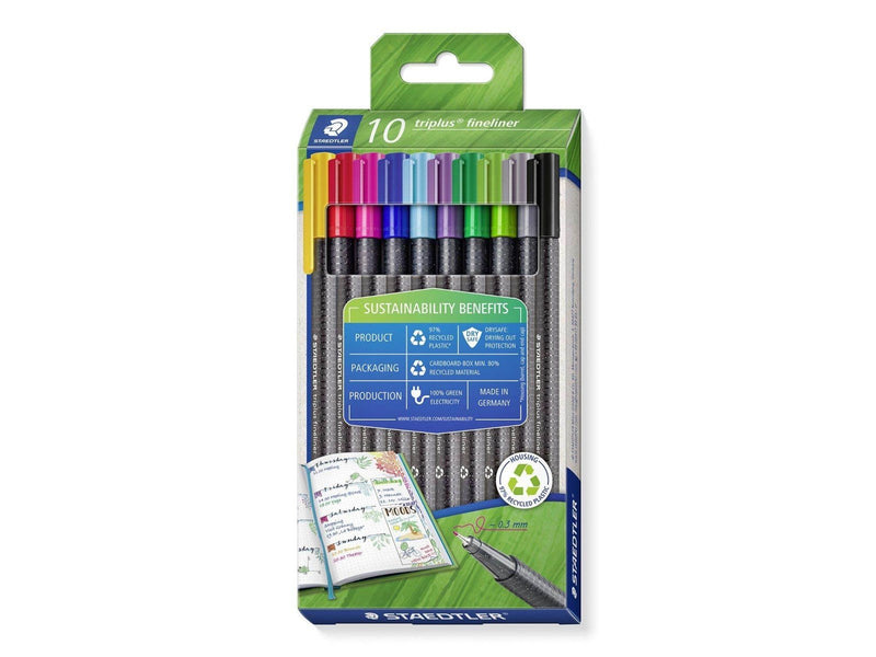 Staedtler Fineliner triplus rPP 10pcs