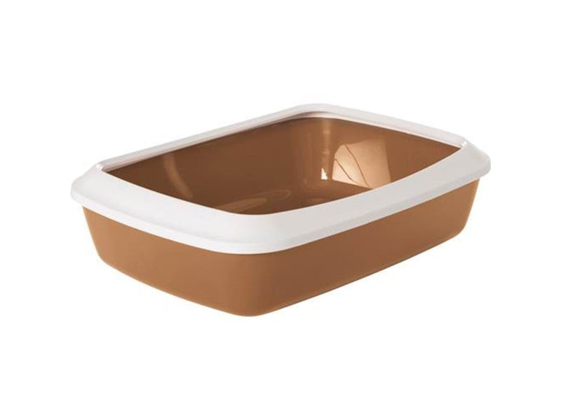 Savic Iriz + Rim Litter Tray 42cm - Nordic brown