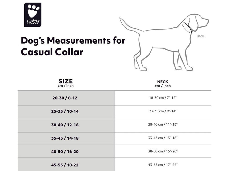 Hurtta Casual collar ECO 40-50 cm peacock
