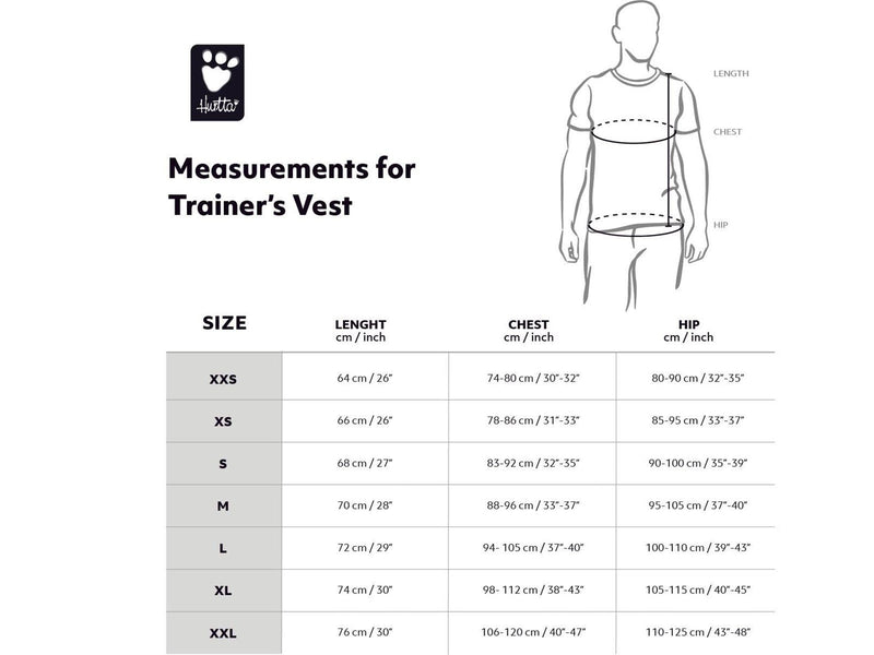 Hurtta Trainer's Vest Granite XXS