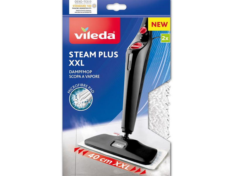 Vileda Dampfreiniger Steam XXL steam mop refill 2 pack
