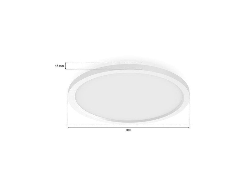 Philips Hue Surimu Round Panel 40W, White & Color Ambiance