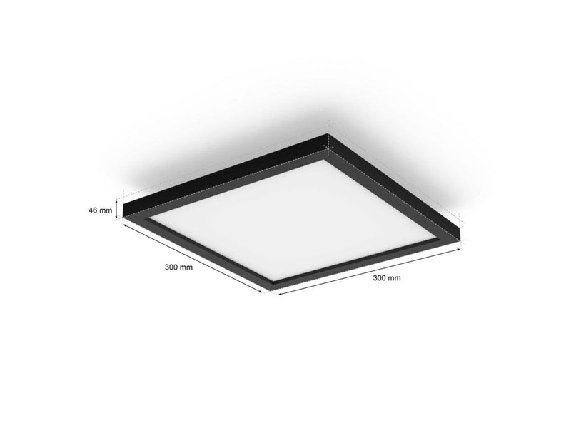 Philips Hue Aurelle Panel SQ Black 19W