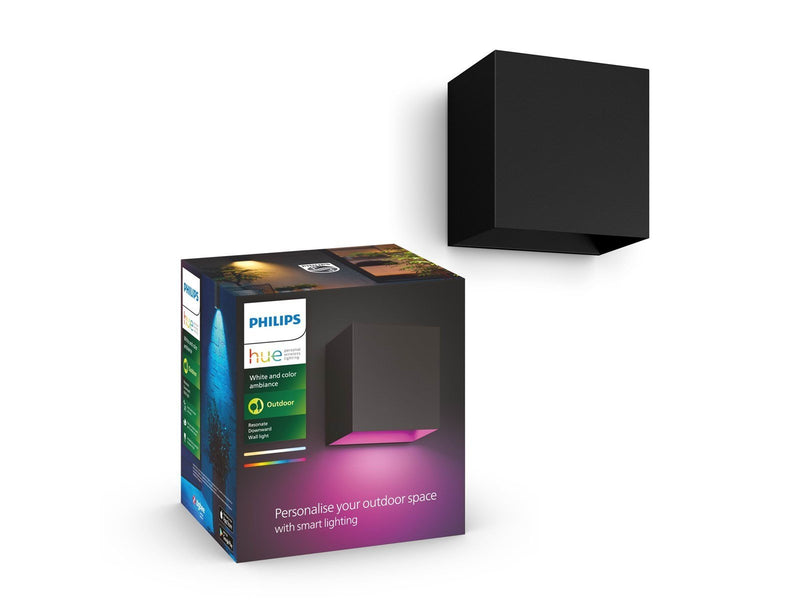 Philips Resonate Hue WACA downward wall light black 1x8W