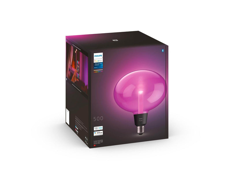 Philips Hue - LED light bulb - shape: elliptical - E27 - 6.5 W - 16 million colours - 2000-6500 K