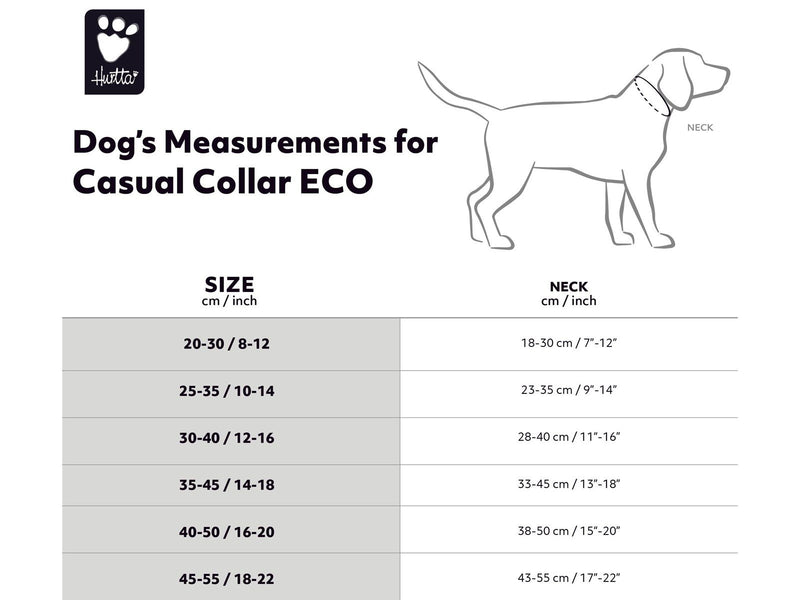 Hurtta Casual collar ECO 35-45 cm cinnamon