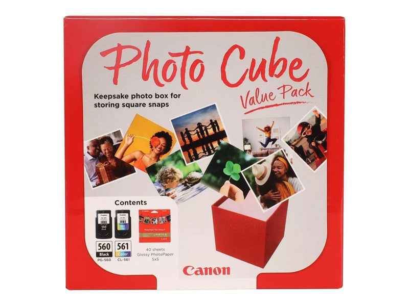 Canon PG 560/CL-561 / 3713C007 Value Pack - Tintenpatrone / Paper Kit Farbe ( Cyan, Magenta, Gelb)