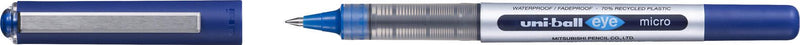 uni-ball eye micro UB-150 Tintenroller silber 0,2 mm, Schreibfarbe: blau, 12 St.