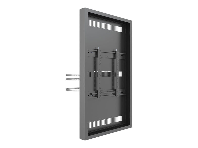 Multibrackets M Pro Series enclosure - for digital signage panel - medium - black 30 kg 55" From 200 x 100 mm